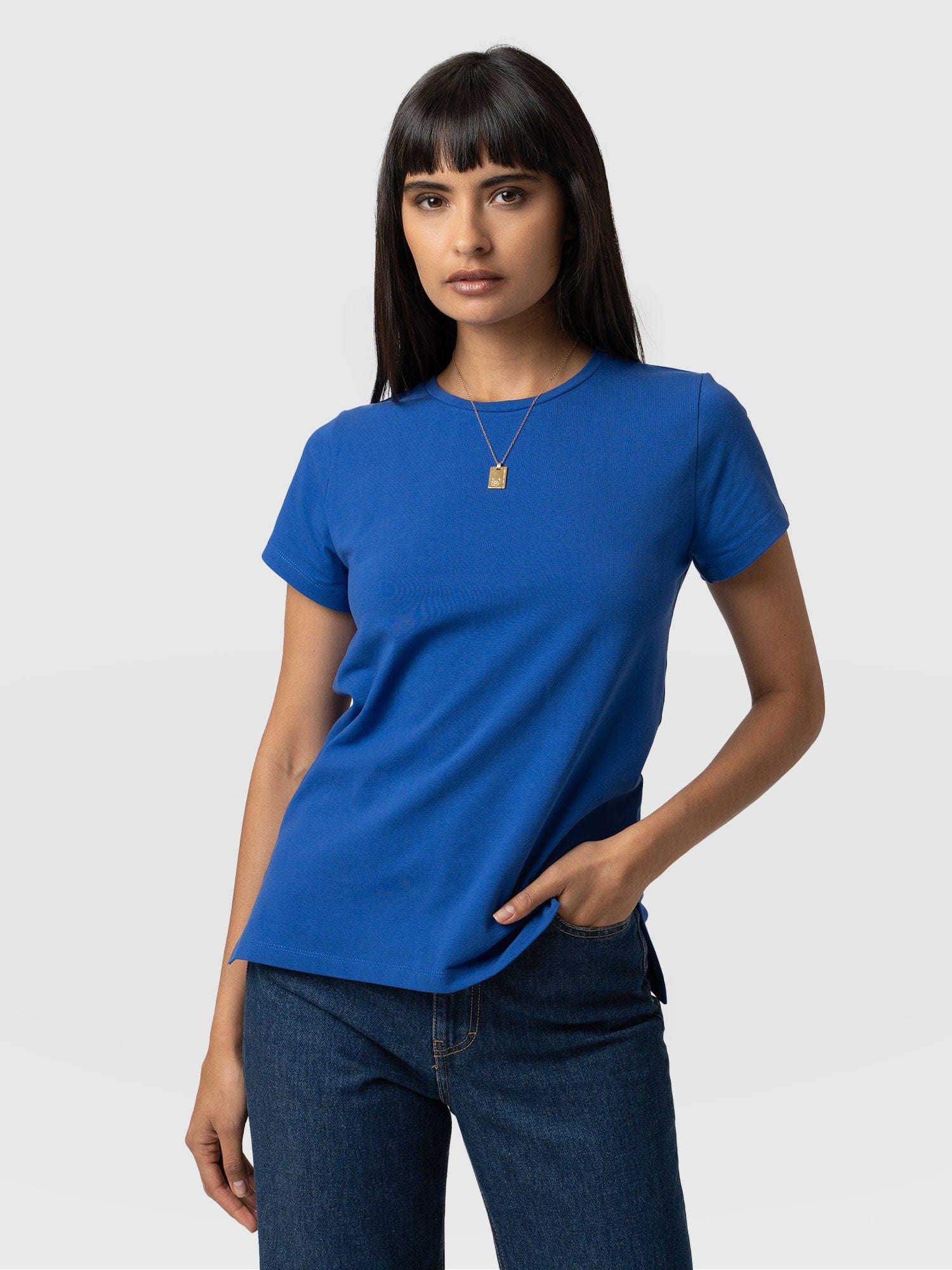 Easy Tee Cobalt Blue - Women's T-Shirts | Saint + Sofia® EU